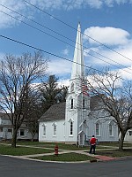USA - Dwight IL - Carpenter Gothic Church (1857) (8 Apr 2009)